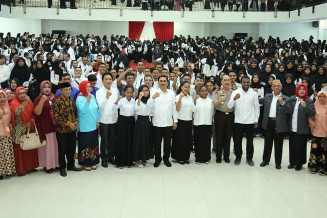 com-Pembinaan Mahasiswa tingkat II dan III Politeknik Keuangan Negara (PKN) STAN, Selasa (17/9). Foto: Dok. BNPT