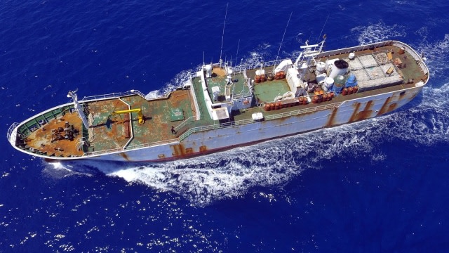 Kapal STS-50 Buronan Interpol. Foto: Dok. KKP