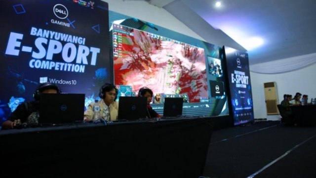 Kompetisi electronic Sport (E-sport) yang digelar oleh Pemkab Banyuwangi, Kamis (19/9/2019). Foto: Dok. Pemkab Banyuwangi