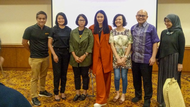 Konferensi pers kompetisi "HOOQ Filmmakers Guild" Musim Ketiga di Hotel Sultan, Jakarta Pusat, Kamis (19/9/2019). Foto: D.N Mustika Sari/kumparan