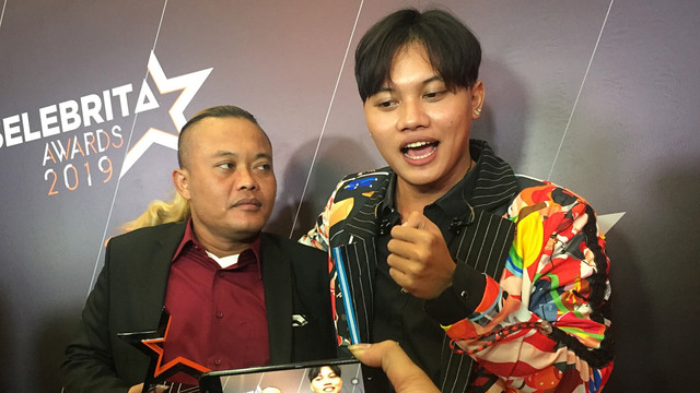Sule dan Rizky Febian ditemui di ‘Selebrita Awards 2019’. Foto: Sarah Yulianti Purnama/kumparan