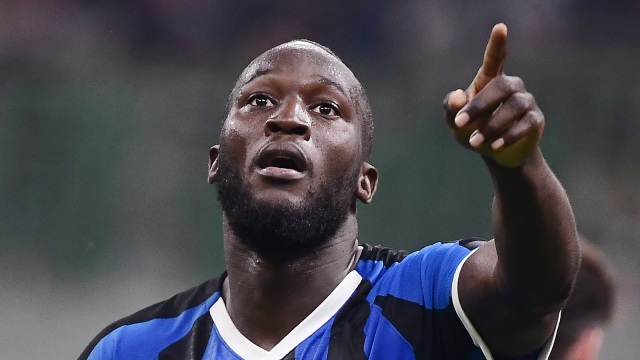 Romelu Lukaku bahagia di Inter. Foto: AFP/Marco Bertorello