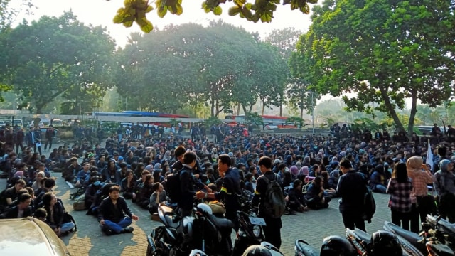 800 Mahasiswa Unpad berkumpul di UKM Barat Unpad. Foto: Dok. Istimewa