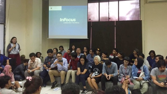 Konferensi Pers LBH Jakarta terkait Demo Mahasiswa 24 September. Foto: Ricky Febrian/kumparan