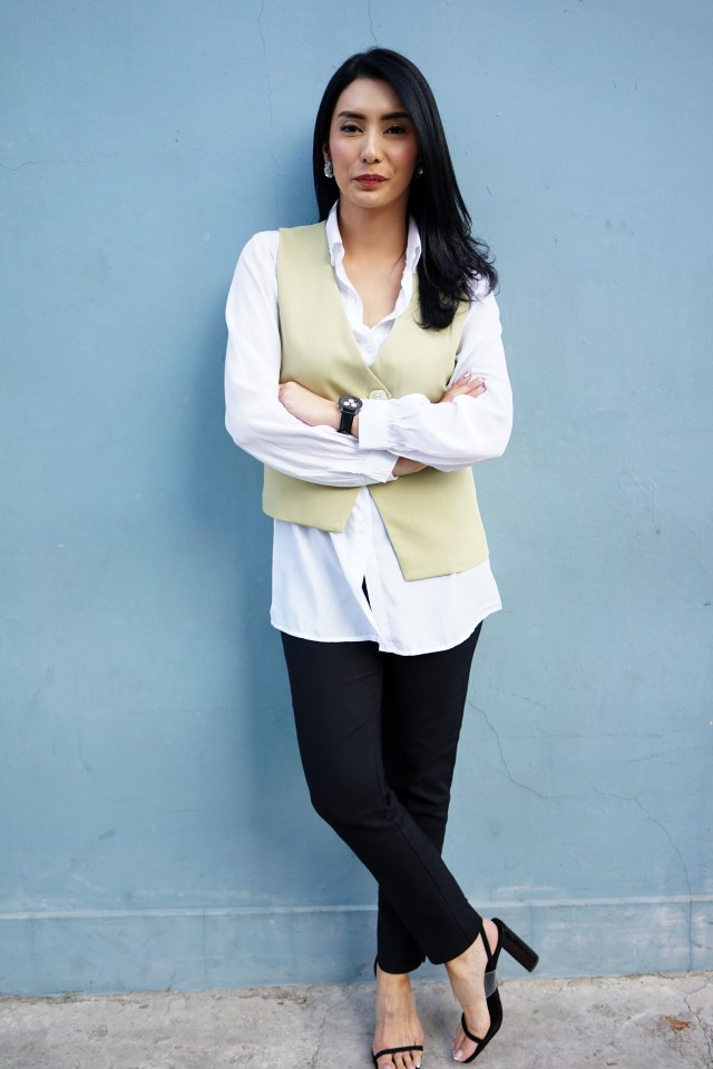 Artis Tyas Mirasih saat ditemui dikawasan Tendean, Jakarta, Kamis, (26/9). Foto: Ronny/Kumparan