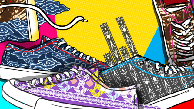 Ilustrasi Demam Sneaker Lokal Foto: Farhan Raudah/kumparan