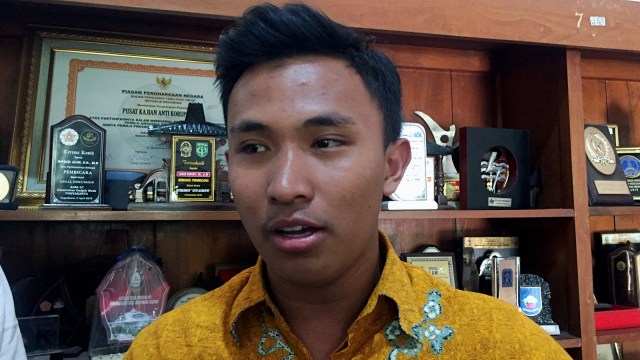 Ketua Badan Eksetutif Mahasiswa (BEM) Keluarga Mahasiswa (KM) UGM, M Atiatul Muqtadir. Foto: Arfiansyah Panji Purnandaru/kumparan