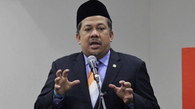 Fahri Hamzah saat peluncuran buku di Pressroom DPR, Jakarta, Jumat (27/9/2019). Foto: Irfan Adi Saputra/kumparan