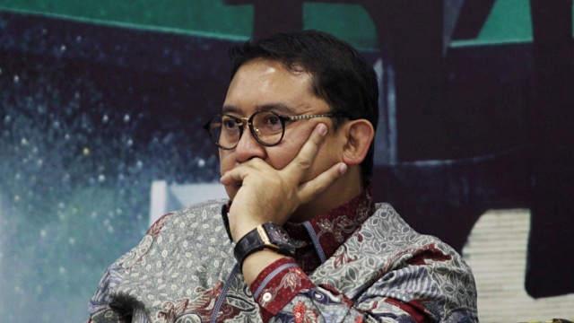 Fadli Zon saat menghadiri peluncuran buku di pressroom DPR, Jakarta, Jumat (27/9/2019). Foto: Irfan Adi Saputra/kumparan
