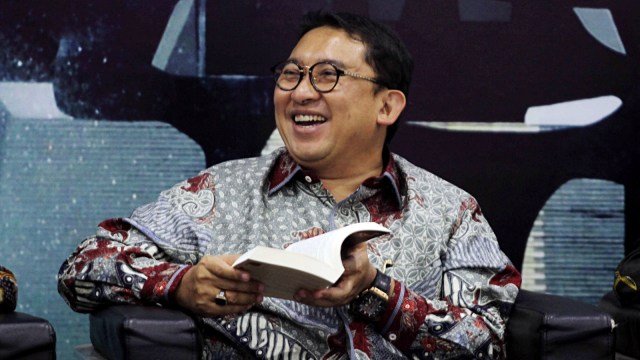 Fadli Zon saat menghadiri peluncuran buku di pressroom DPR, Jakarta, Jumat (27/9/2019). Foto: Irfan Adi Saputra/kumparan