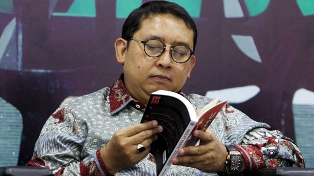 Fadli Zon saat menghadiri peluncuran buku di pressroom DPR, Jakarta, Jumat (27/9/2019). Foto: Irfan Adi Saputra/kumparan