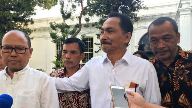 Rizal Mallarangeng di Kompleks Istana Kepresidenan. Foto: Kevin Kurnianto/kumparan