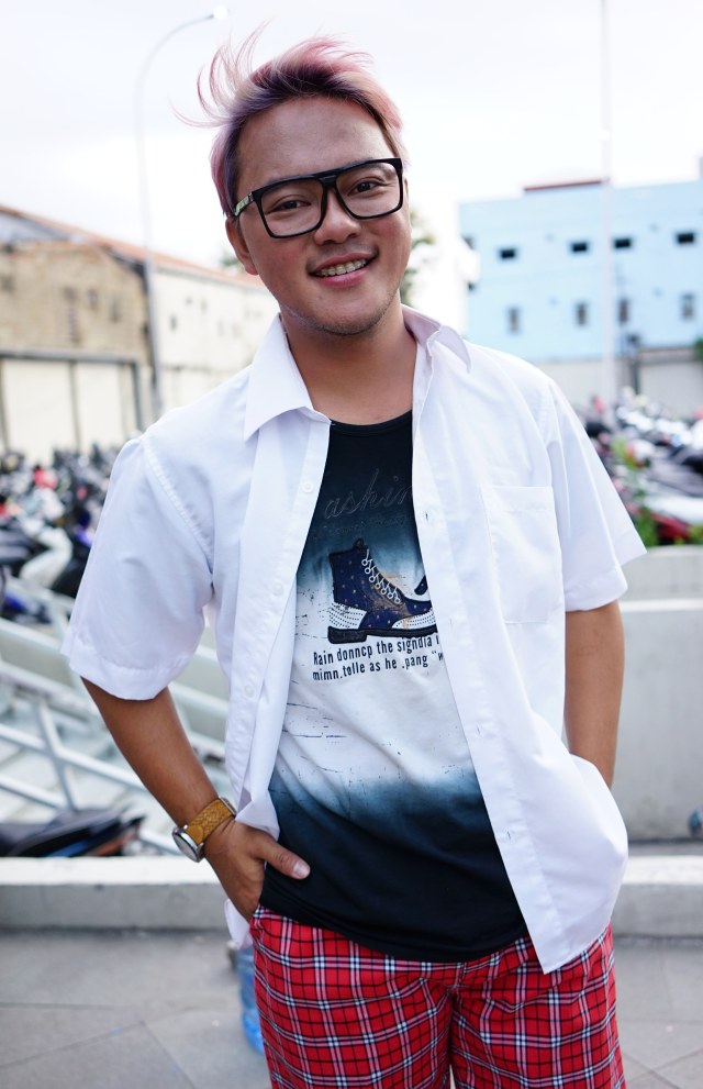 Penyanyi dangdut Danang saat ditemui di kawasan Tendean, Jakarta, Jumat, (27/9/2019). Foto: Ronny