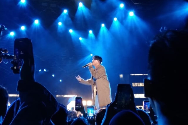 Konser Noah X Yovie and His Friend di Istora Senayan, Sabtu (28/9). Foto: Alfadillah/kumparan