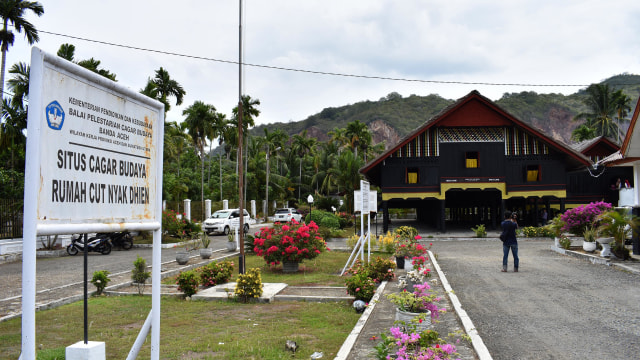Rumah Cut Nyak Dhien, di kawasan Lampisang, Aceh Besar. Foto: Adi Warsidi/acehkini