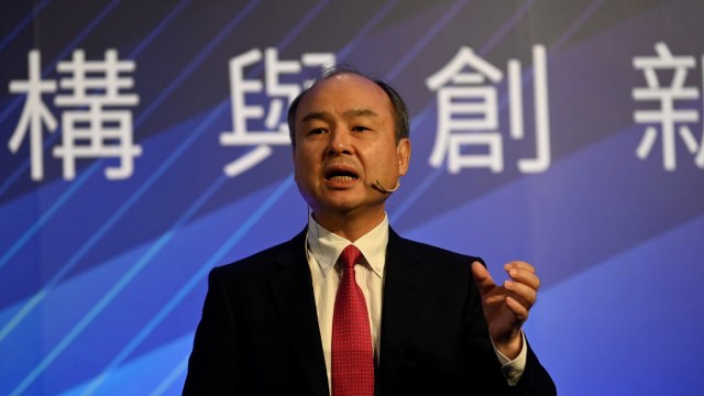Masayoshi Son, CEO SoftBank. Foto: Sam Yeh/AFP