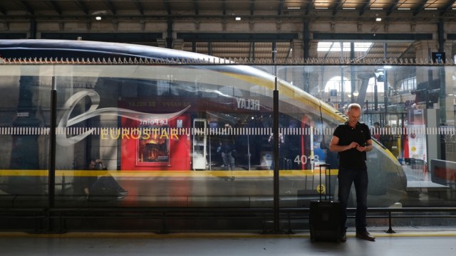 Ilustrasi kereta Eurostar di Eropa Foto: Shutter Stock