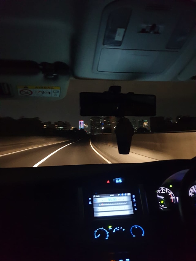 Jalan layang non Tol Antasari sepi. Foto: Dok. Istimewa