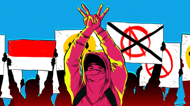 Ilustrasi Setop Demo Anarkis. Foto: Indra Fauzi/kumparan