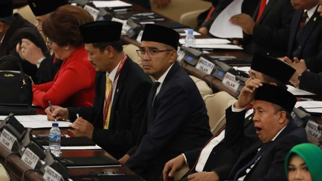 Farhan saat pelantikan anggota DPR di Kompleks Parlemen, Senayan, Jakarta Selasa (1/10/2019). Foto: Fanny Kusumawardhani/kumparan