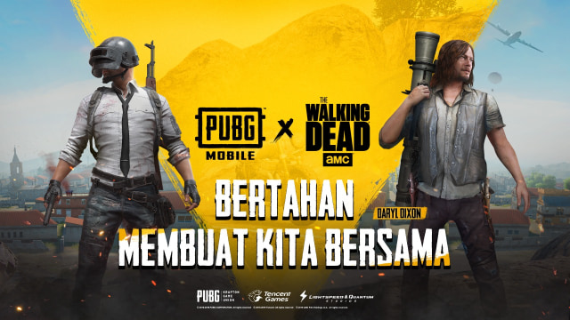 Kolaborasi PUBG Mobile dan The Walking Dead. Foto: PUBG Mobile