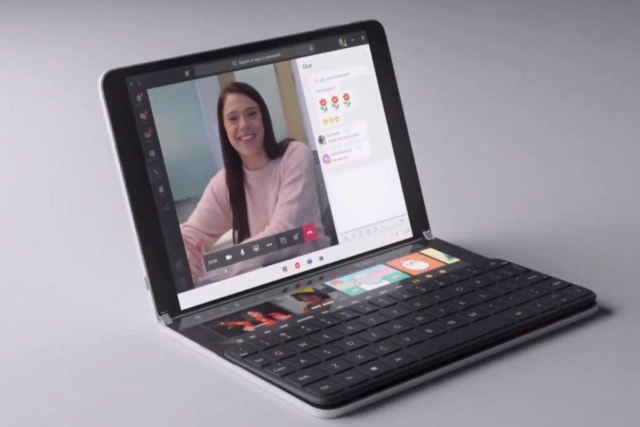 Tablet dua layar lipat Microsoft Surface Neo. Foto: Microsoft