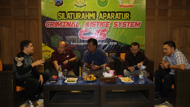 Silaturahmi aparat penegak hukum di Bojonegoro atau Criminal Justice System (CJS). Rabu (02/10/2019)