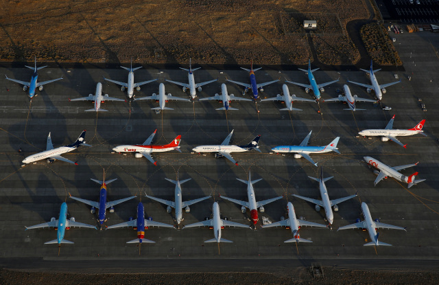 Ilustrasi pesawat Boeing. Foto: REUTERS/Lindsey Wasson