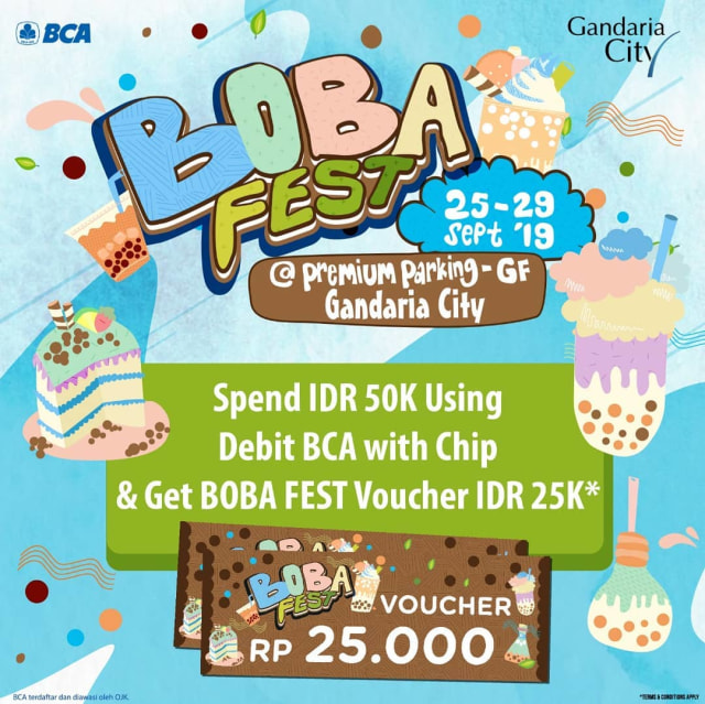 BOBA Fest di Gandaria City | Photo by gandariacity via Instagram