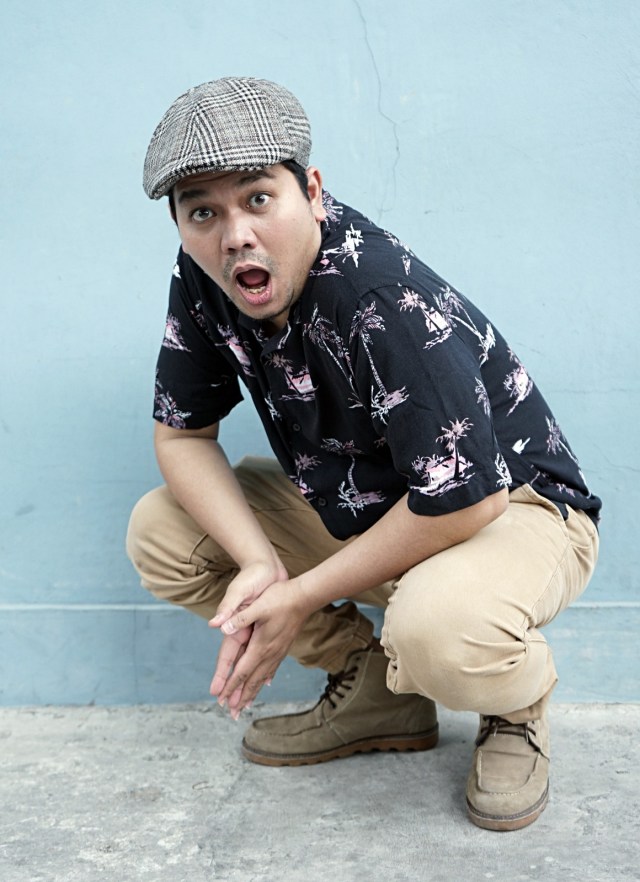 Presenter indra Bekti saat ditemui di kawasan Tendean, Jakarta, Jumat (4/10). Foto: Ronny