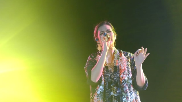 Penampilan Raisa di Batik Music Festival 2019, Sabtu (5/10/2019). Foto: Dok. Rajawali Indonesia