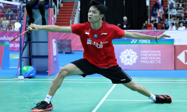 Aksi Bobby Setiabudi pada final Kejuaraan Dunia Junior Bulutangkis 2019. Foto: dok. media PBSI
