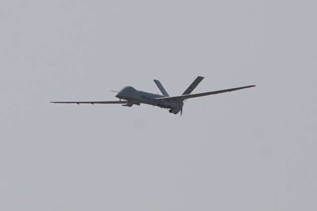 Drone CH 4 milik TNI Angkatan Udara. Foto: Jamal Ramadhan/kumparan