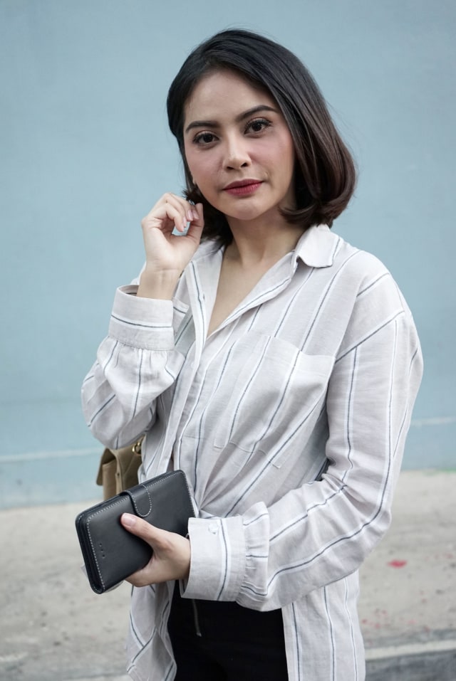 Penyanyi solo Tiwi eks T2 saat ditemui di Kawasan Kapten Tendean, Jakarta, Senin, (7/10). Foto: Ronny