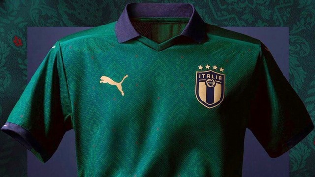 Jersey Timnas Italia. Foto: Twitter /@FIGC