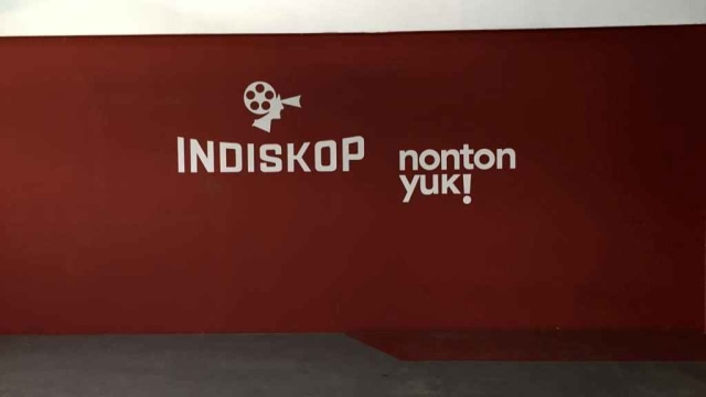 Bioskop Rakyat Indiskop yang ada di Pasar Jaya Teluk Gong. Foto: Abyan Faisal Putratama/kumparan