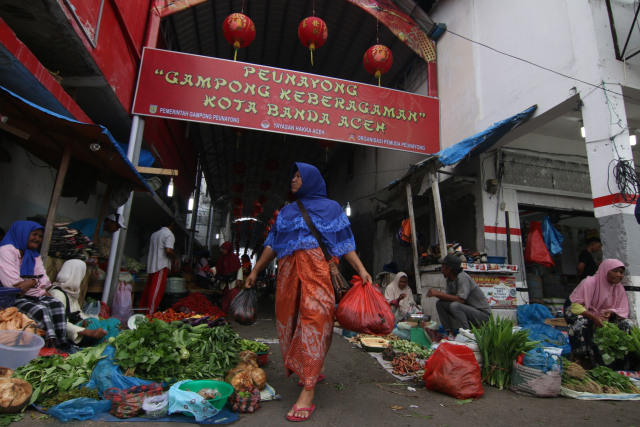Kawasan Peunayong, Banda Aceh, lokasi Kutaraja Street Hunting 2019. Dok. Ahmad Ariska