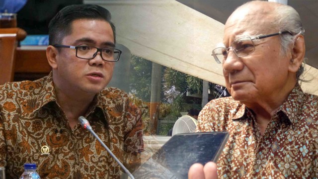 Arteria Dahlan dan Emil Salim. Foto: Nugroho Sejati/kumparan, Novan Nurul Alam/kumparan