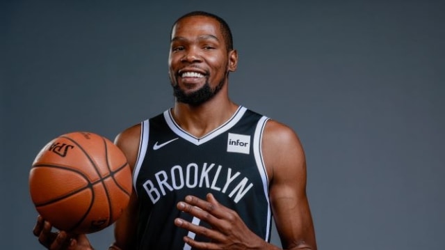 Pebasket Brooklyn Nets, Kevin Durant. Foto: Nicole Sweet-USA TODAY Sports