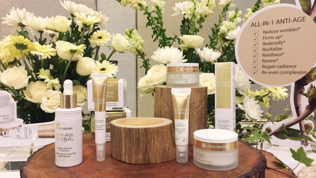 Rangkaian skin care baru dari Yves Rocher 'Anti Age Global'. Foto: Gina Yustika Dimara/kumparan
