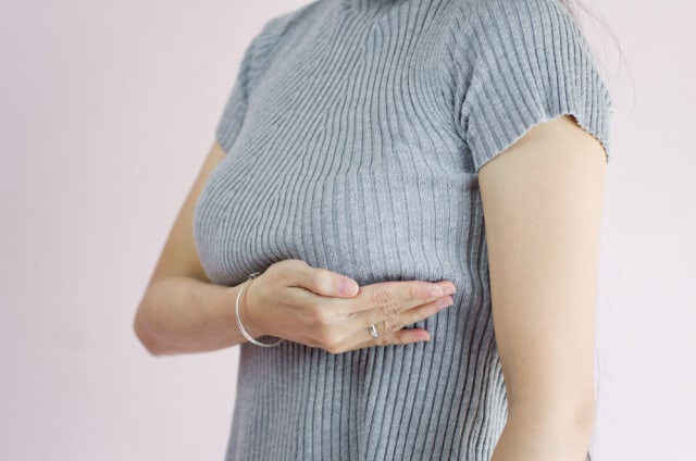 Ilustrasi payudara. Foto: Shutterstock