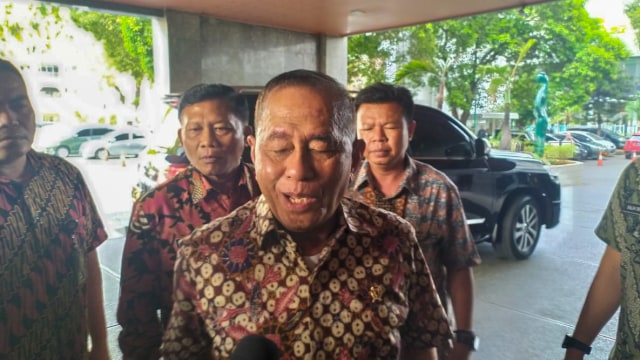 Menhan Ryamizard Ryacudu di RSPAD Gatot Soebroto, Jakarta. Jumat (11/10/2019). Foto: Maulana Ramadhan/kumparan