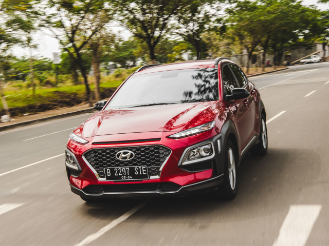 Test drive Hyundai Kona Foto: Bangkit Jaya Putra/kumparan