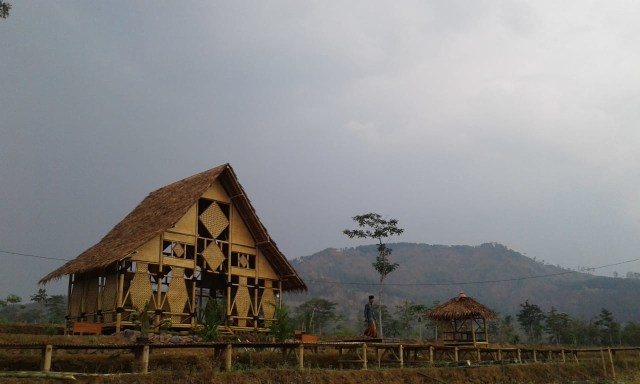 Wisata Sawah Batu di Desa Bukateja Kecamatan Balapulang, Kabupaten Tegal. (Foto: Bentar)
