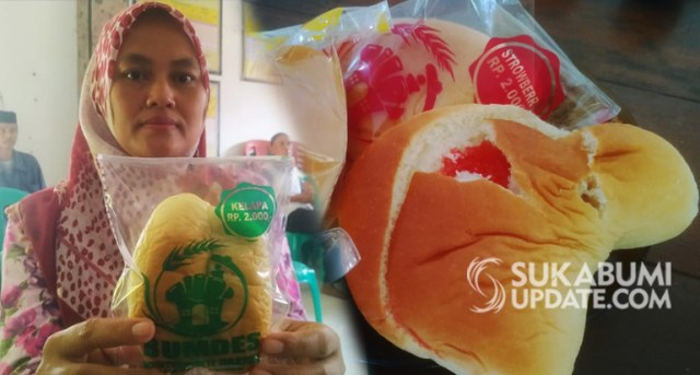 Roti BUMDes Kertamukti Bakery buatan ibu-ibu Desa Kertamukti, Kecamatan Warungkiara, Kabupaten Sukabumi. | Sumber Foto:Nandi