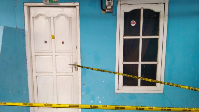 Rumah tersangka terorisme Noval Agus Syafroni di Jalan Nirwana II, Karangsatria, Tambun Utara, Kabupaten Bekasi, Jawa Barat. Foto: Fachrul Irwinsyah/kumparan