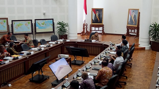Rapat koordinasi penanganan stunting di Kantor Wakil Presiden, Senin (14/10/2019). Foto: Kevin S. Kurnianto/kumparan