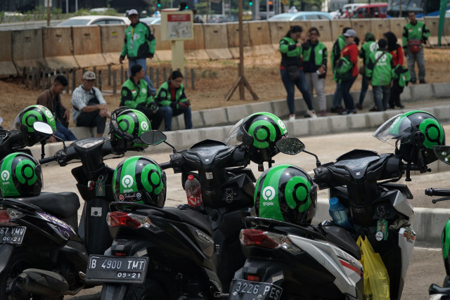Suasana peluncuran layanan terbaru GOJEK. Foto: Jamal Ramadhan/kumparan