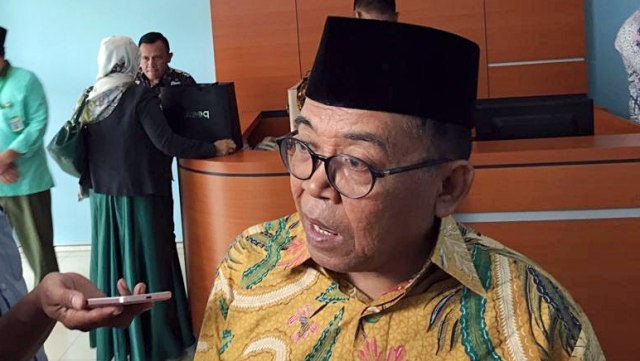 Juru bicara wakil presiden, Masduki Baidlowi di kantor pusat MUI, Selasa (15/10/2019). Foto: Abyan Faisal Putratama/kumparan