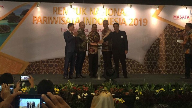 Masata dan Kementerian Pariwisata gelar Rembuk Nasional Pariwisata Indonesia 2019 di The Kasablanka, Jakarta, Selasa (15/10). Foto: Selfy Sandra Momongan/kumparan